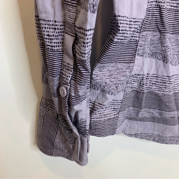 REI Co-op Sahara Pattern Button-Up Long-Sleeve Shirt Women's Purple - Picture 8 of 10